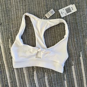 L space swim top size small white new with tags